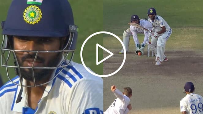 [Watch] KS Bharat Left 'Stunned' As Hartley's Vicious Turner Knocks Him Over